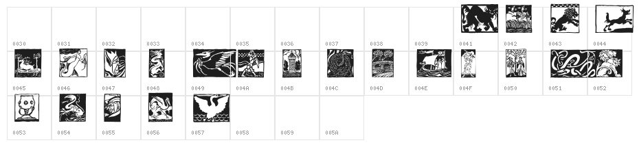 Sangrael!" Character Map