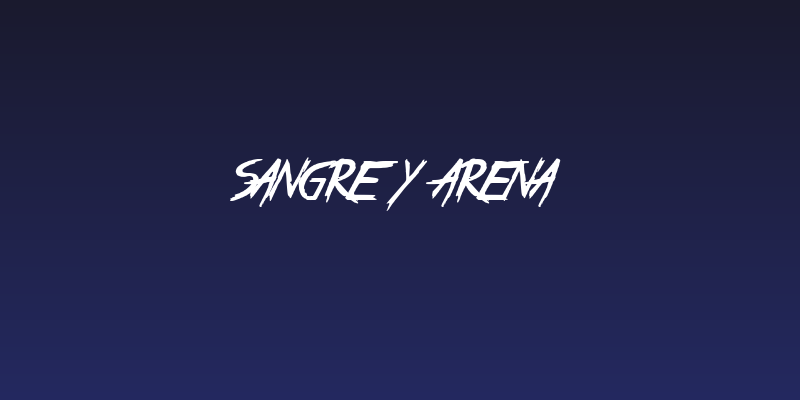 Sangre y Arena Social Header