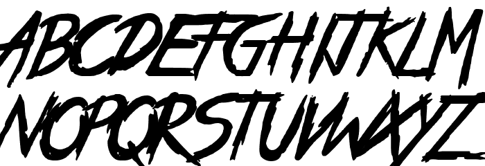 Sangre y Arena Font LOWERCASE