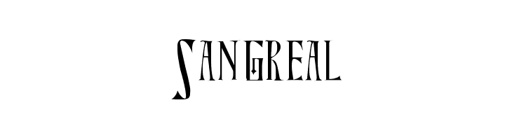 Sangreal  font caratteri gratis