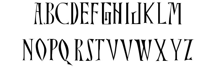 Sangreal Font LOWERCASE