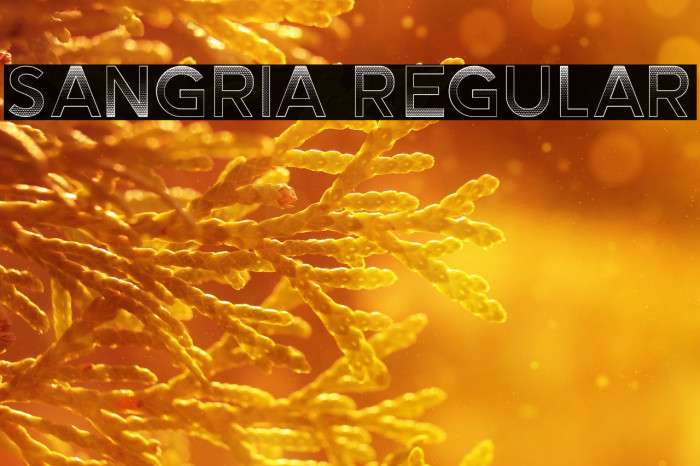 Sangria Regular Example 1