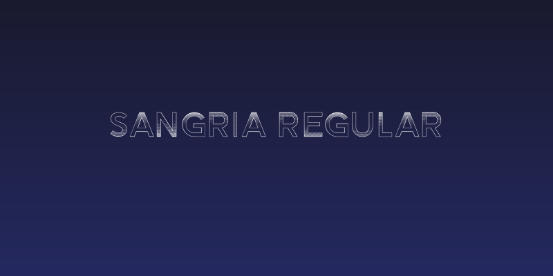 Sangria Regular Social Header