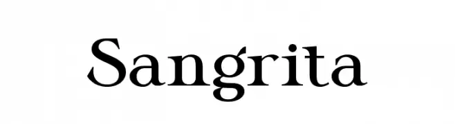 Sangrita  font caratteri gratis