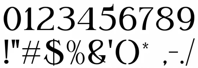 Sangrita Font OTHER CHARS