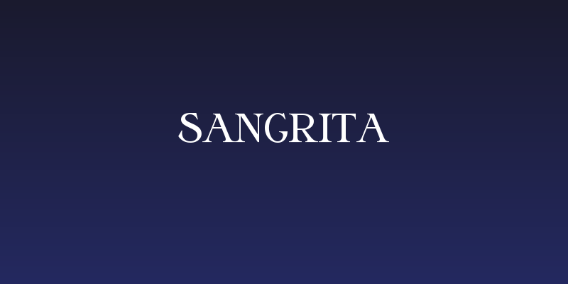 Sangrita Social Header