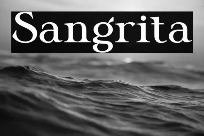 Sangrita Font examples