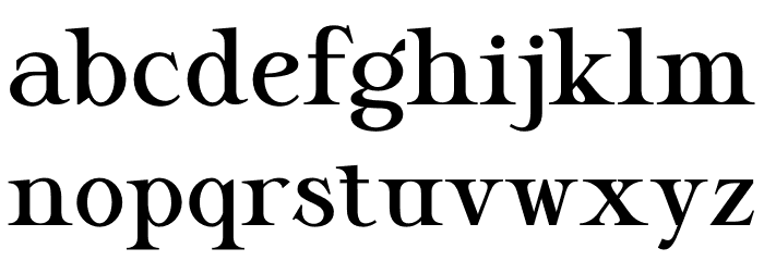 Sangrita Font LOWERCASE