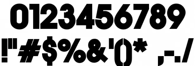 Sangue e Arena Font OTHER CHARS