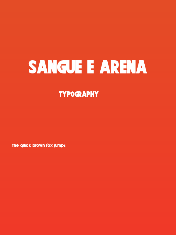 Sangue e Arena Poster