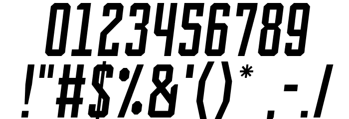 Sangyo Italic Font OTHER CHARS