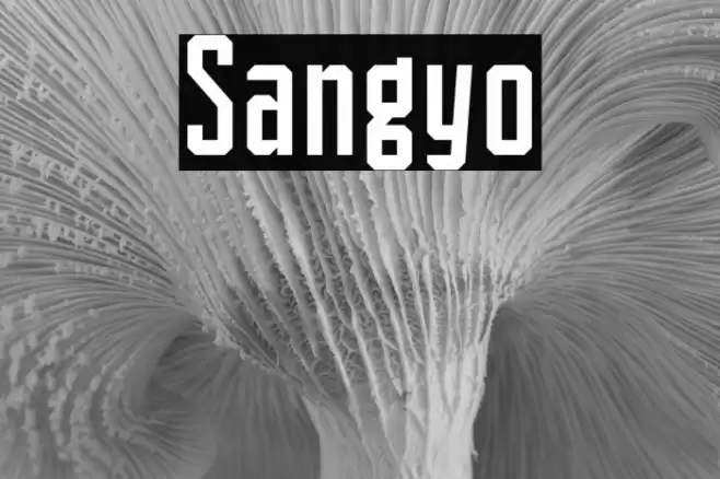 Sangyo Font examples