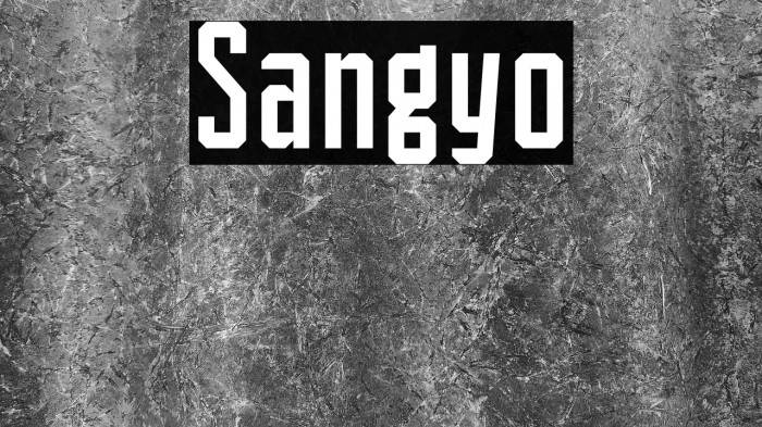 Sangyo Example 3