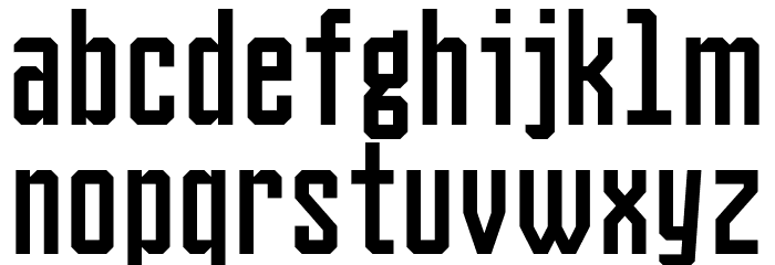 Sangyo Font LOWERCASE