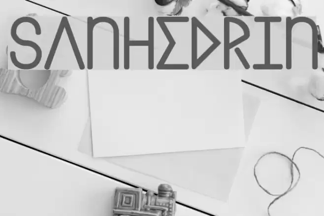 Sanhedrin Шрифта examples