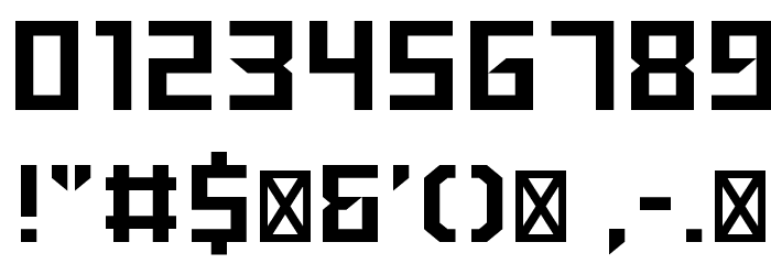 Sanidana Regular Font OTHER CHARS