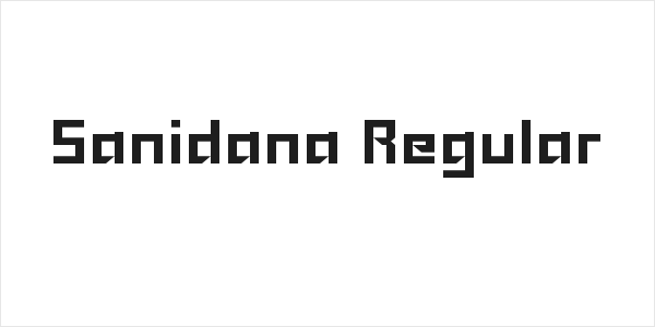 Sanidana Regular Logo