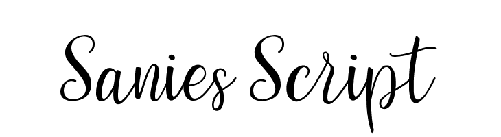Sanies Script  Free Fonts Download