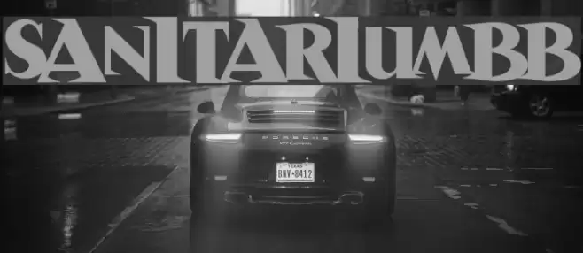 SanitariumBB Font examples