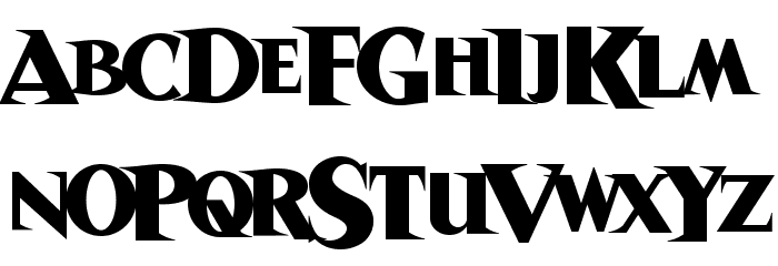 SanitariumBB Font LOWERCASE