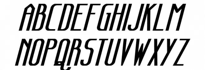 Sanity Bold Italic 字体 大写