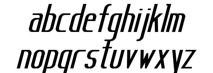 Sanity Bold Italic Font LOWERCASE
