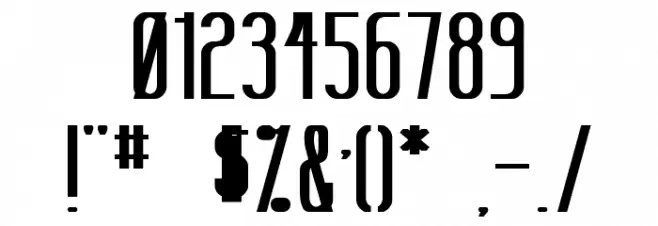 Sanity Bold Font OTHER CHARS