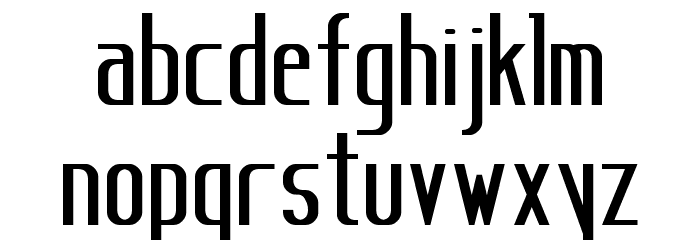 Sanity Bold Font LOWERCASE