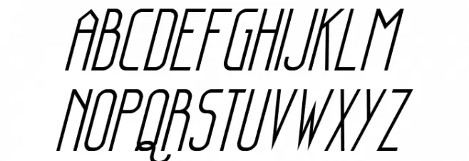 Sanity Italic Шрифта ВЕРХНИЙ