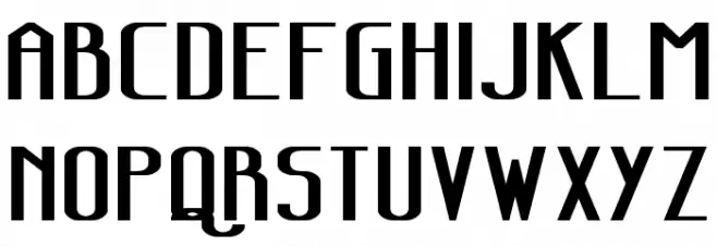 Sanity Wide Bold Шрифта ВЕРХНИЙ