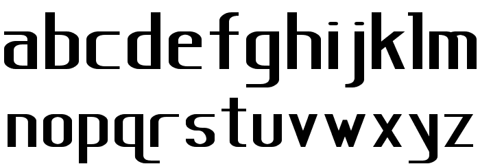 Sanity Wide Bold Font LOWERCASE