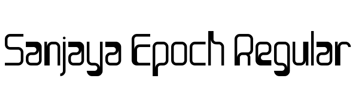 Sanjaya Epoch Regular Font