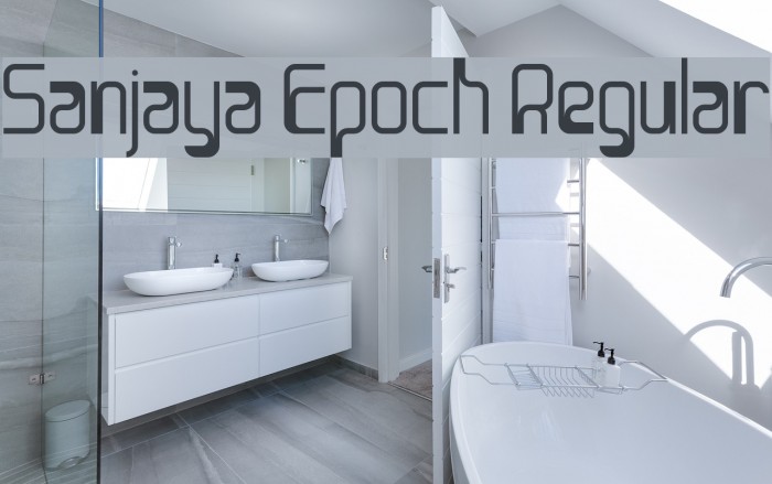Sanjaya Epoch Regular Font examples