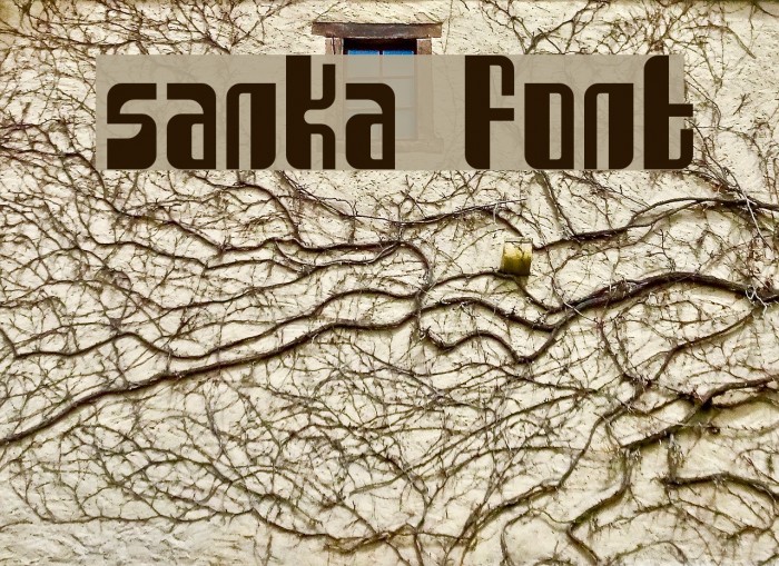 Sanka Font examples