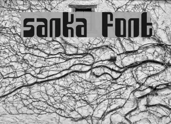 Sanka Font examples