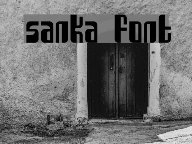 Sanka Font examples