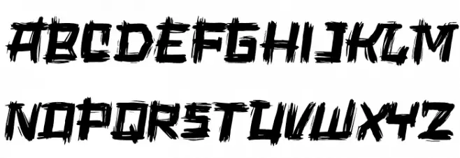 Sankyu Schriftart Groß