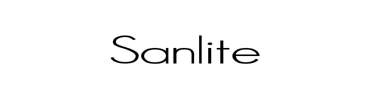 Sanlite Font