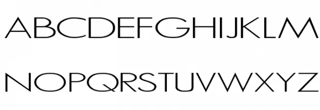 Sanlite Schriftart Groß