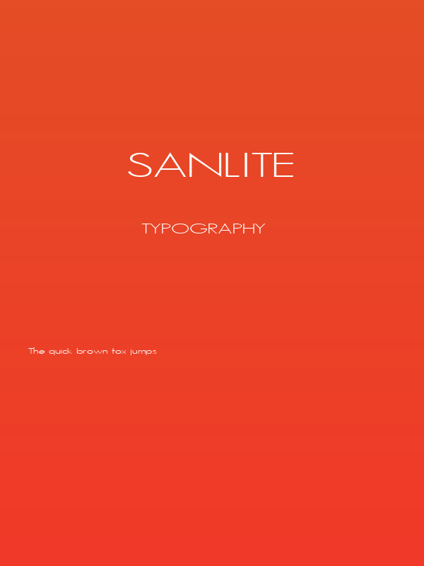 Sanlite Poster