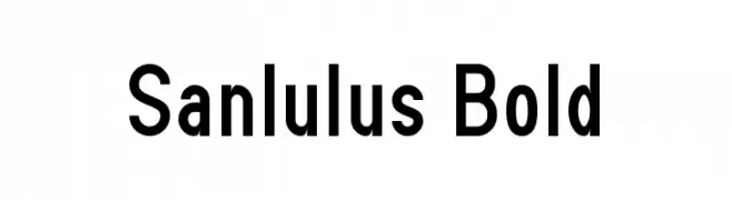 Sanlulus Bold  Скачать бесплатные шрифты