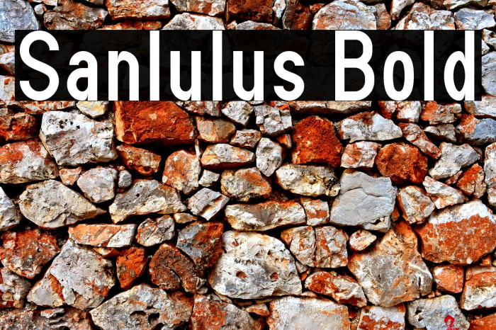 Sanlulus Bold Example 1