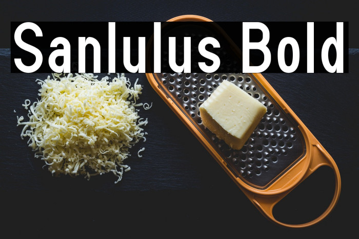 Sanlulus Bold Example 3