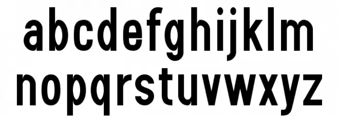 Sanlulus Bold Font LOWERCASE