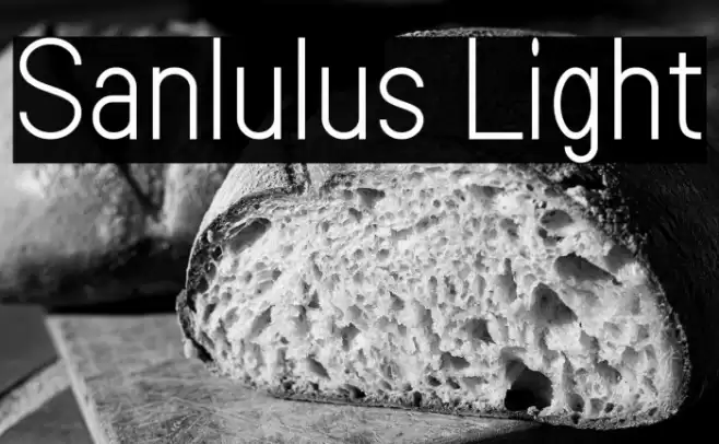 Sanlulus Light Font examples