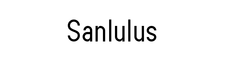 Sanlulus  les polices de caractères gratuit tlcharger