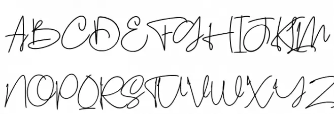 Sanpaullo Font UPPERCASE