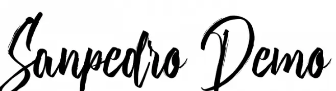 Sanpedro Demo  Frei Schriftart Herunterladen