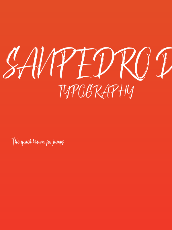Sanpedro Demo Poster