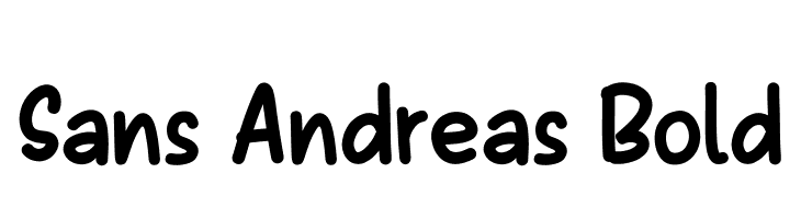 Sans Andreas Bold  Descarca Fonturi Gratis